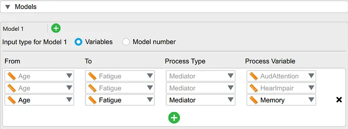 Causal Inference in JASP: The Process Module