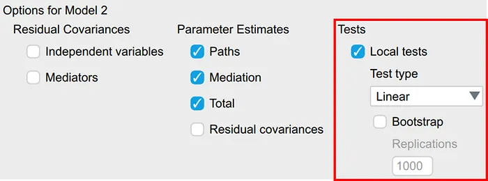Causal Inference in JASP: The Process Module