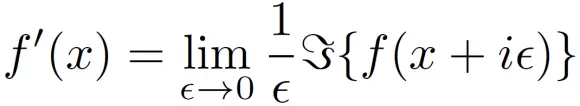 Differentiation without subtraction