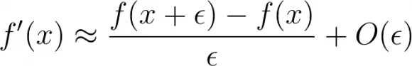 Differentiation without subtraction