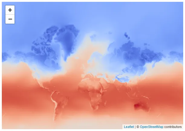 Plotting gridded data on a web map: Python and/or Javascript?